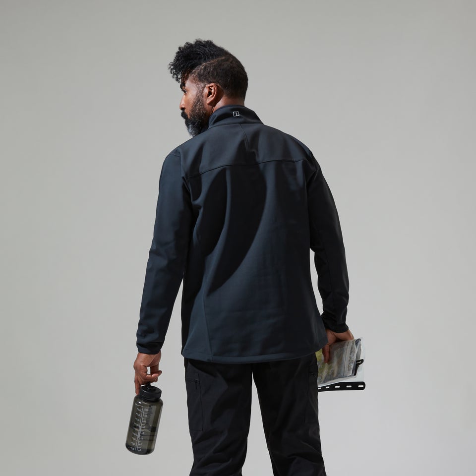 Ghlas 2.0 Softshell Jacken für Herren - Schwarz