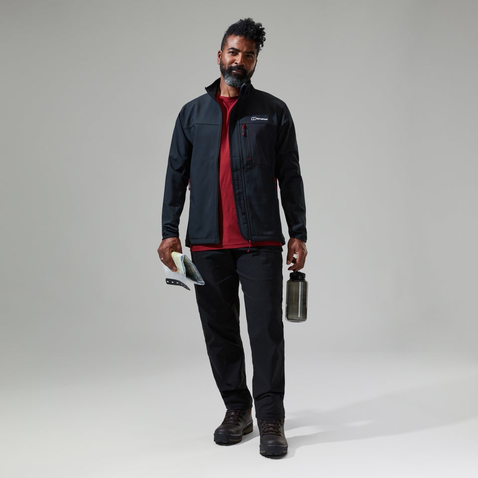 Ghlas 2.0 Softshell Jacken für Herren - Schwarz