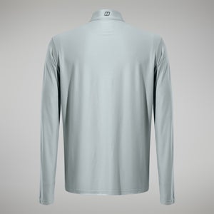 Men's 24/7 Tech Tee Long Sleeve Half Zip - Grey