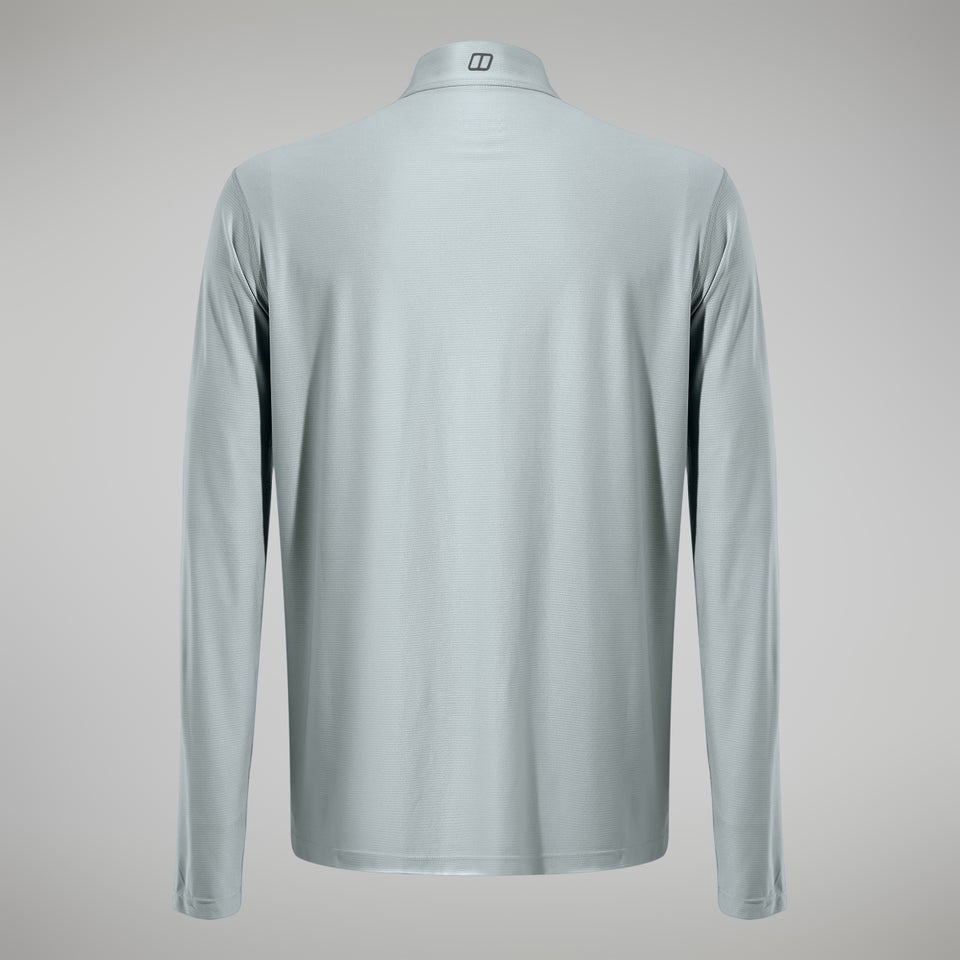 Men's 24/7 Tech Tee Long Sleeve Half Zip - Grey