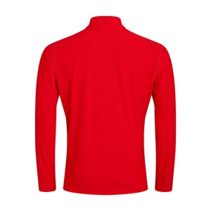 Men's 24/7 Long Sleeve Zip Base Layer - Red