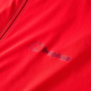 Men's 24/7 Long Sleeve Zip Base Layer - Red