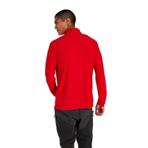 Men's 24/7 Long Sleeve Zip Base Layer - Red