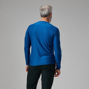 Men's 24/7 Tech Tee Long Sleeve Crew - Blue