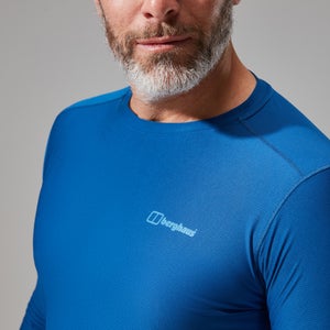 Men's 24/7 Tech Tee Long Sleeve Crew - Blue