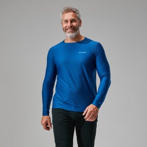 Men's 24/7 Tech Tee Long Sleeve Crew - Blue