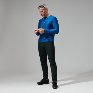 Men's 24/7 Tech Tee Long Sleeve Crew - Blue