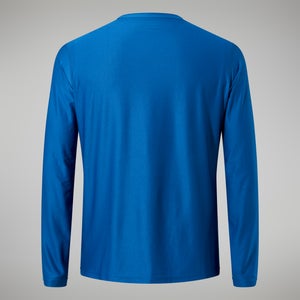 Men's 24/7 Tech Tee Long Sleeve Crew - Blue