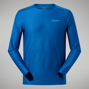 Men's 24/7 Tech Tee Long Sleeve Crew - Blue
