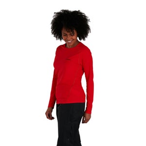 Women's 24/7 Long Sleeve Crew Base Layer - Red