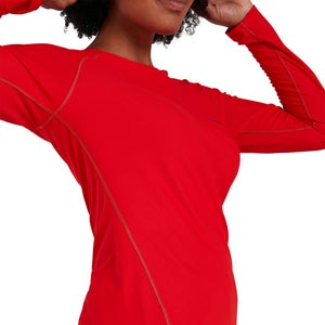 Women's 24/7 Long Sleeve Crew Base Layer - Red