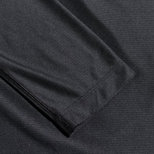 24/7 Long-Sleeve Half Zip Tech T-Shirt für Damen - Schwarz