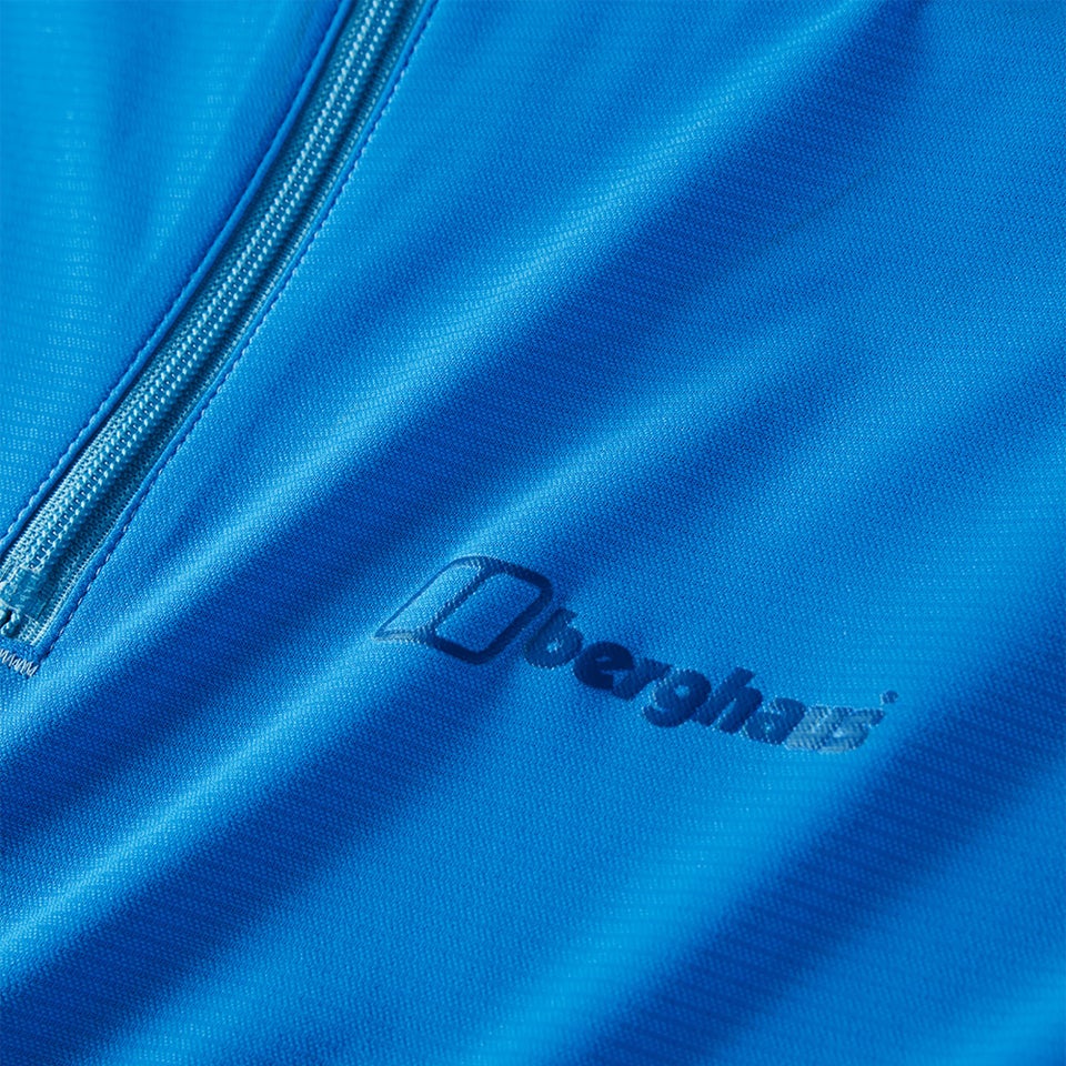 Women's 24/7 Long Sleeve Zip Base Layer - Blue