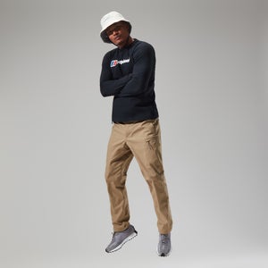 Men's Big Logo Long Sleeve Tee Black