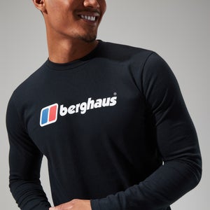 Men's Big Logo Long Sleeve Tee Black