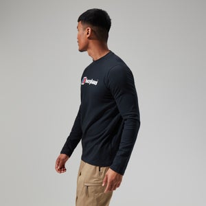 Men's Big Logo Long Sleeve Tee Black