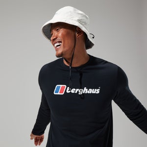 Men's Big Logo Long Sleeve Tee Black