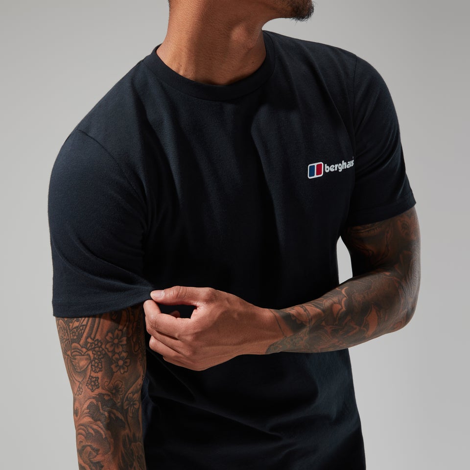 Men's Organic Classic Logo Tee Black