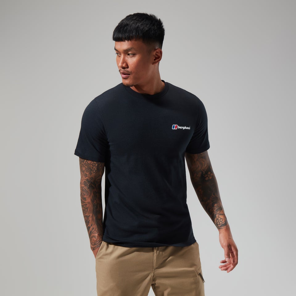 Men's Organic Classic Logo Tee Black