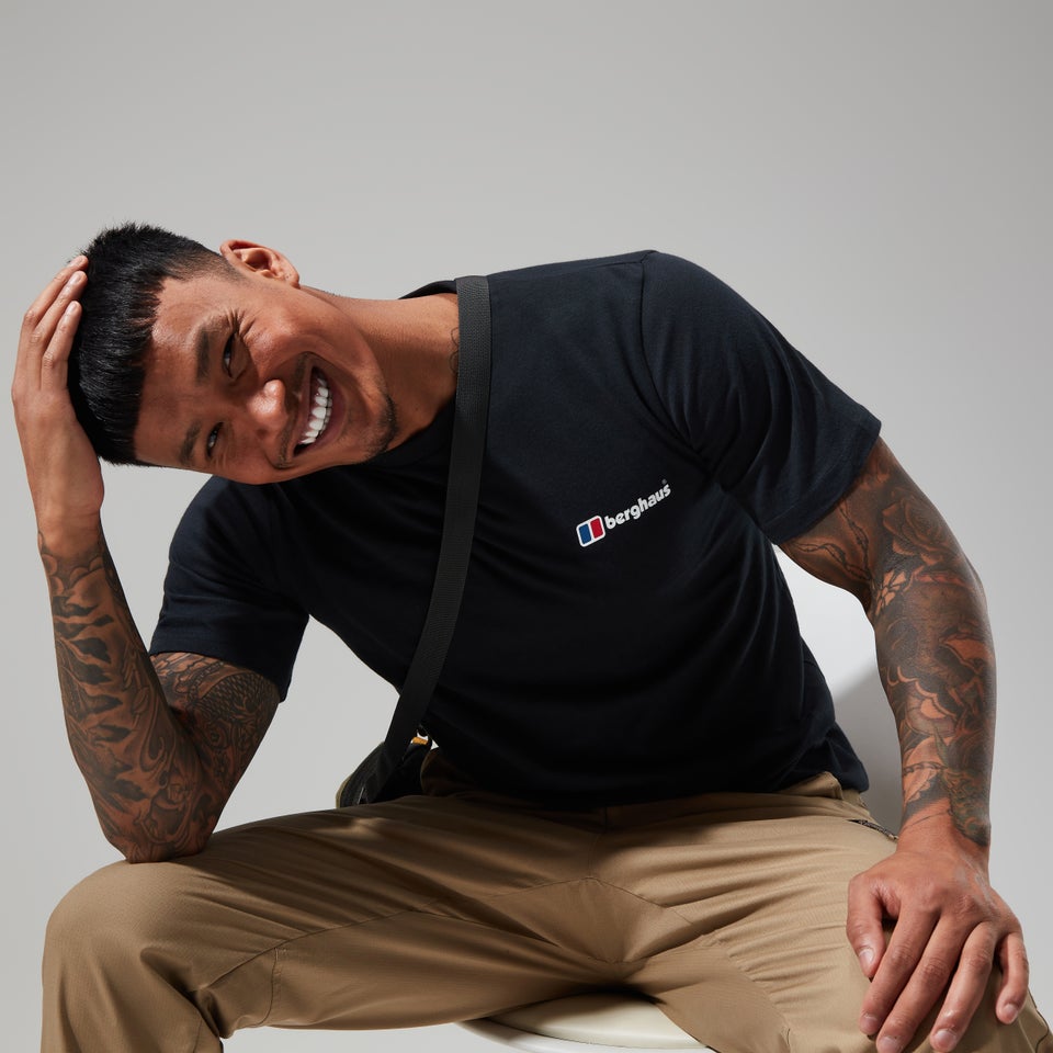 Men's Organic Classic Logo Tee Black