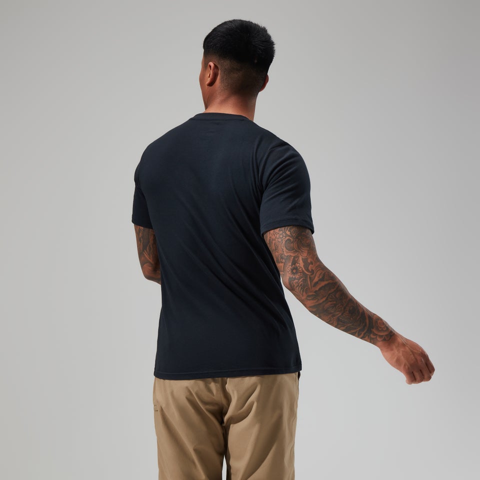 Men's Organic Classic Logo Tee Black