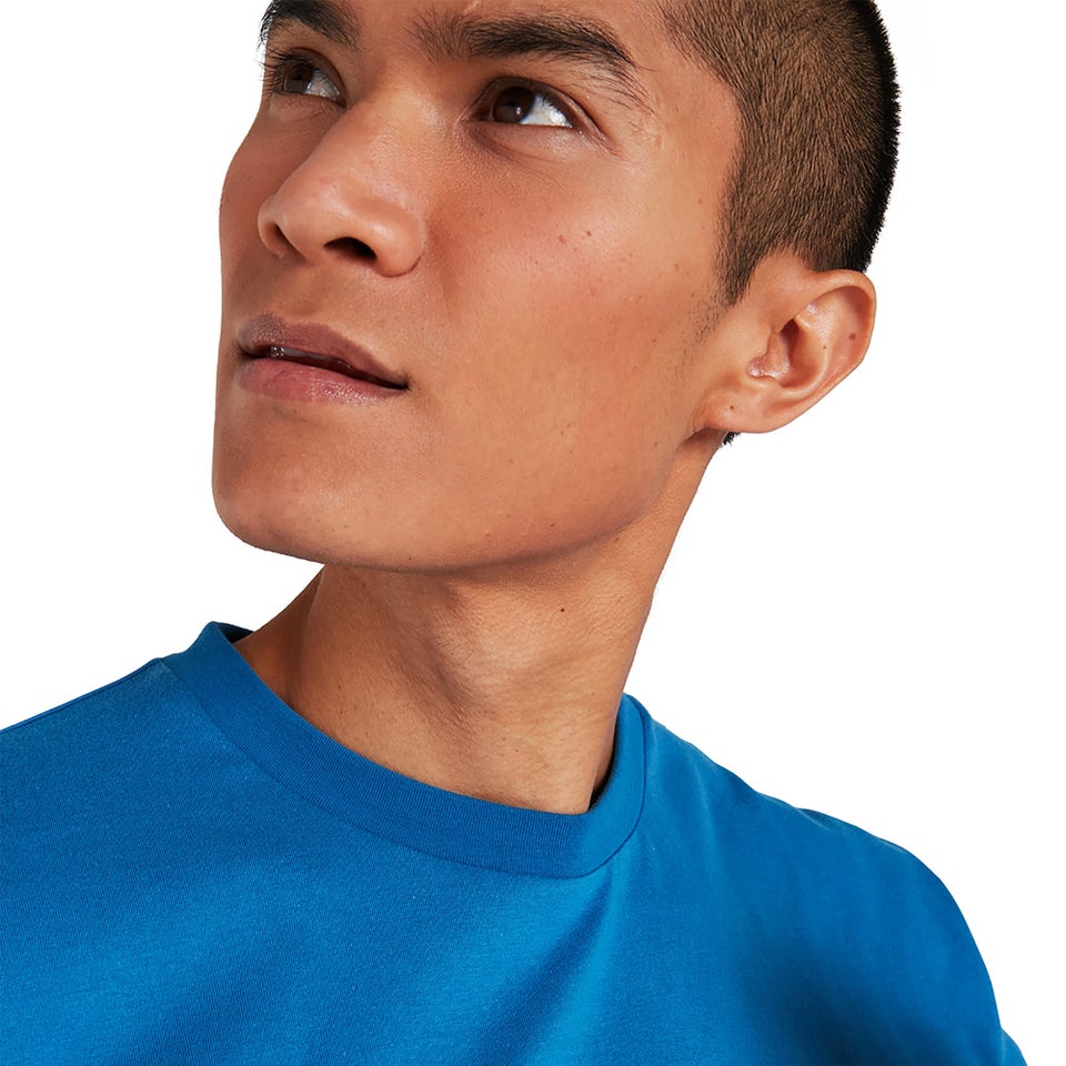 Organic Classic Logo T-Shirt Blue