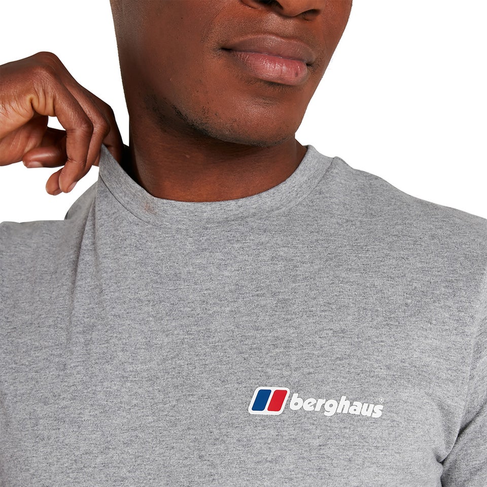 Men's Organic Classic Logo T-Shirt Dark Grey