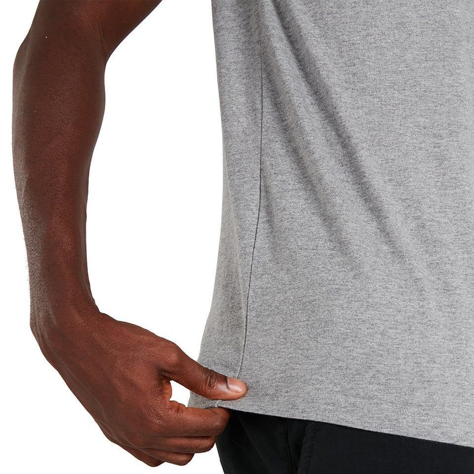 Men's Organic Classic Logo T-Shirt Dark Grey