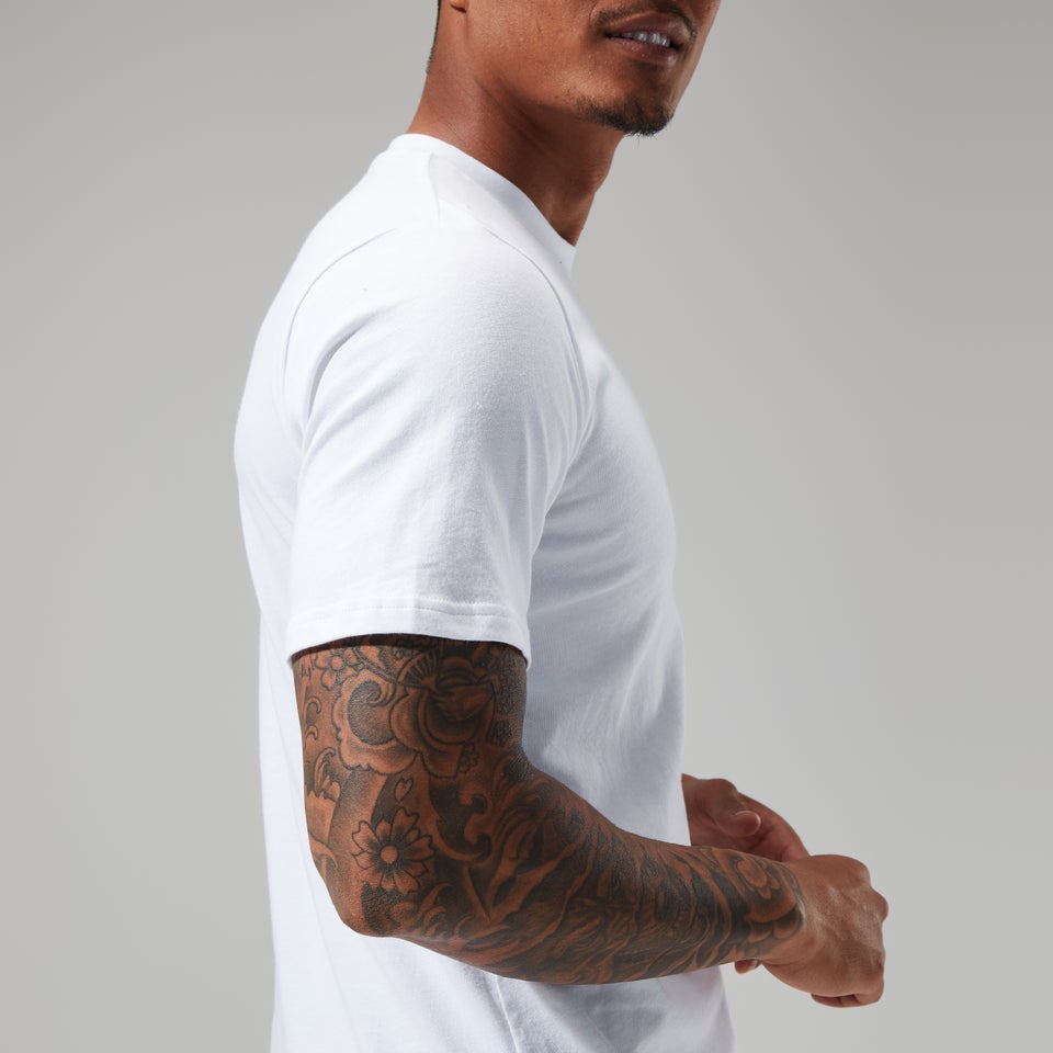 Men's Organic Classic Logo Tee White