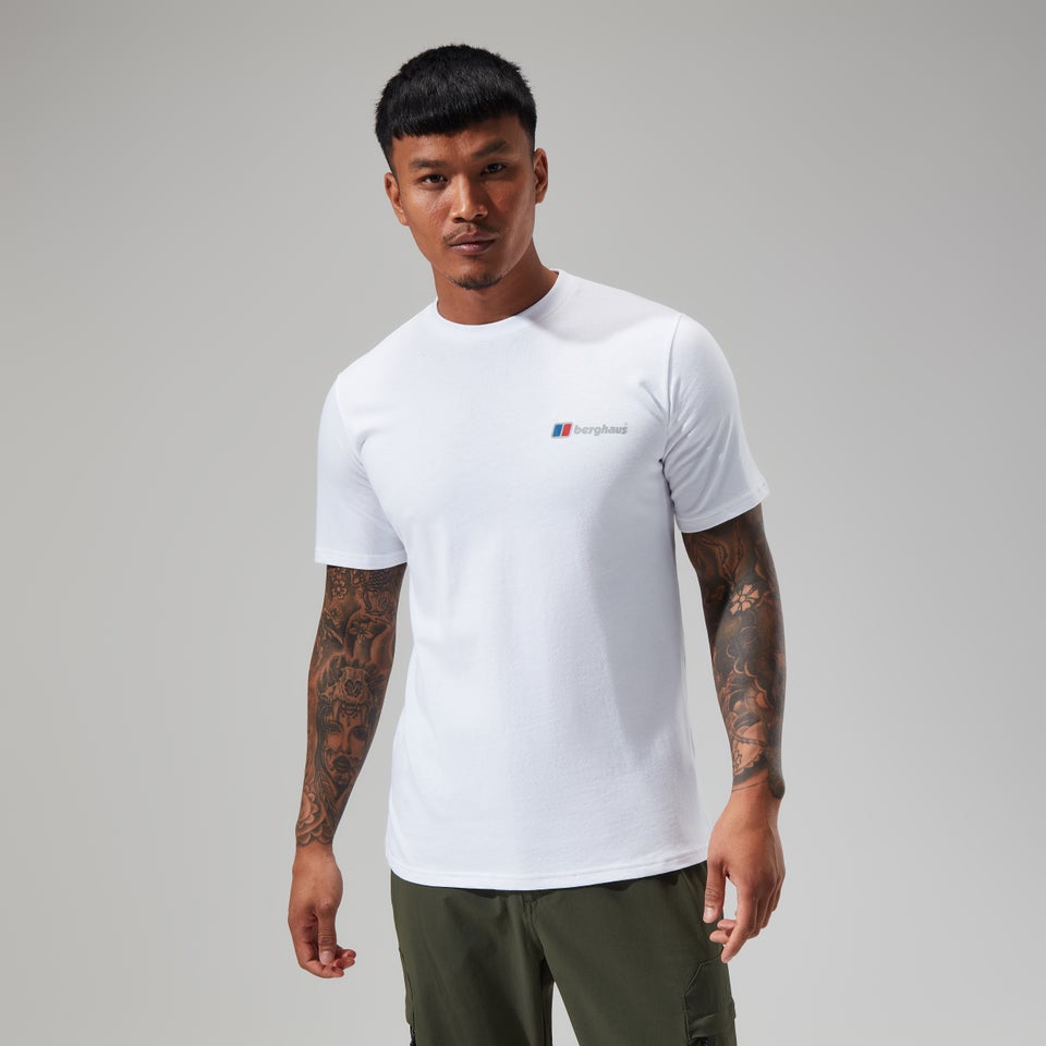 Men's Organic Classic Logo Tee White