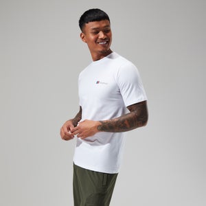 Men's Organic Classic Logo Tee White