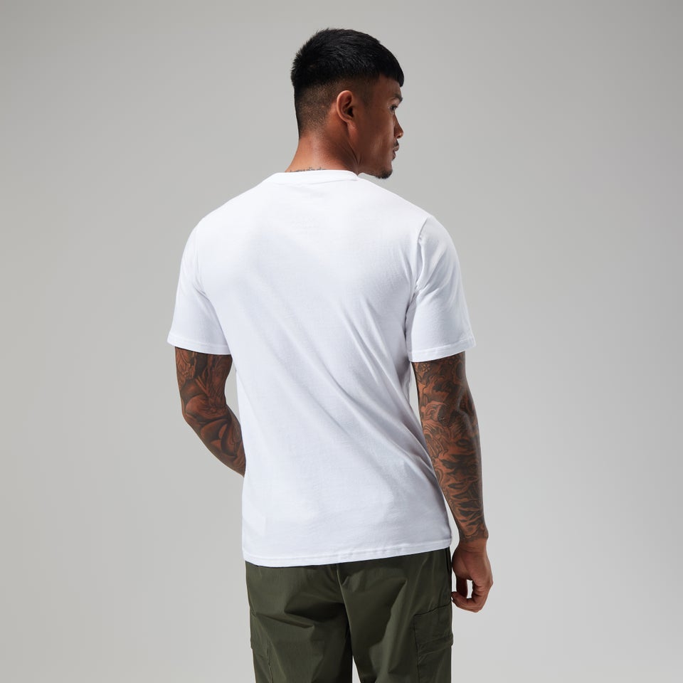 Men's Organic Classic Logo Tee White