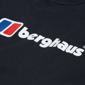 Men's Organic Front & Back Logo Tee Black