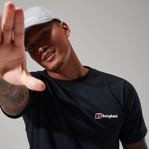 Men's Organic Front & Back Logo Tee Black