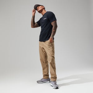 Men's Organic Front & Back Logo Tee Black