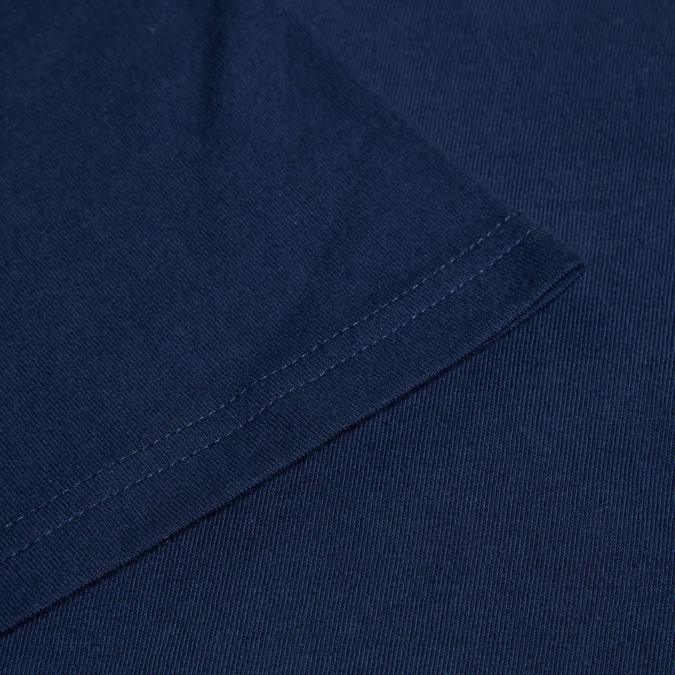 Organic Front & Back Logo T-Shirt für Herren - Dunkelblau