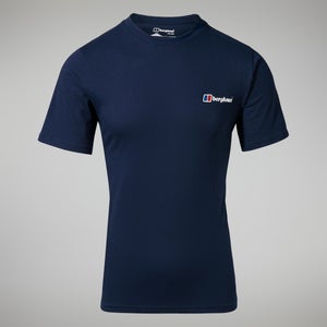 Organic Front & Back Logo T-Shirt für Herren - Dunkelblau