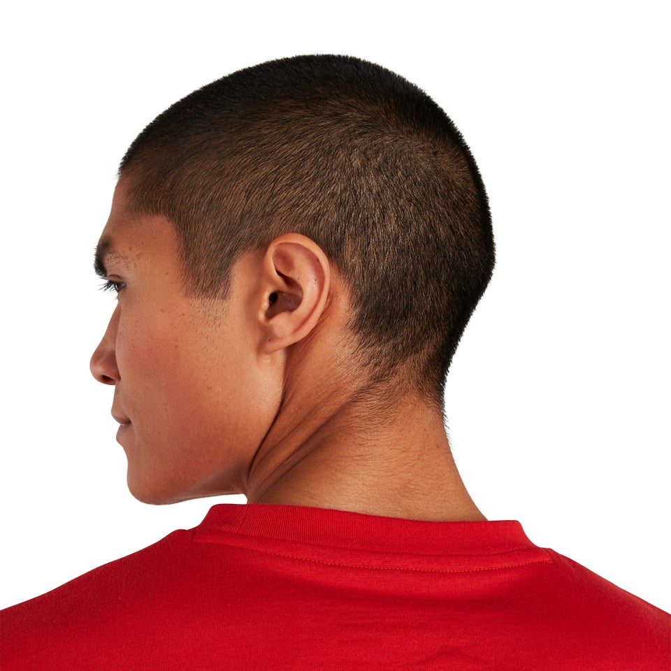 Men's Organic Colour Logo T Shirt Red / Blue