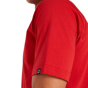Men's Organic Colour Logo T Shirt Red / Blue