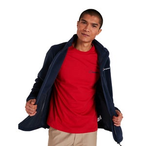 Men's Organic Colour Logo T Shirt Red / Blue