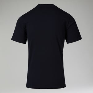 Men's Organic Big Colour Logo Super Stretch Tee Black