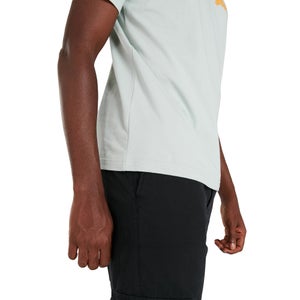 Men's Organic Big Color Logo T Shirt Grey