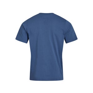 Men's Organic Big Colour Logo T-Shirt Blue