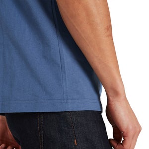 Men's Organic Big Colour Logo T-Shirt Blue