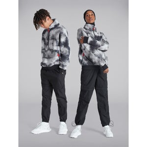 Unisex Polar 90 Printed Fleece Half Zip - Black / Grey