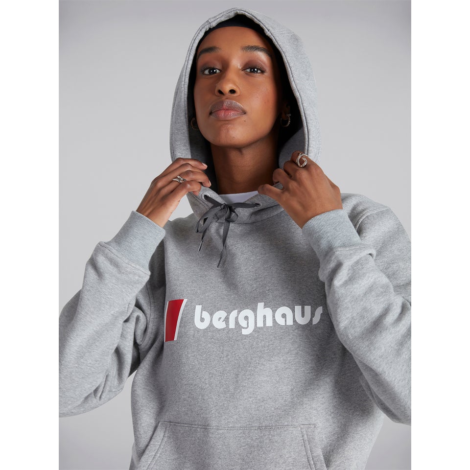 Unisex Heritage Logo Hoody - Dark Grey