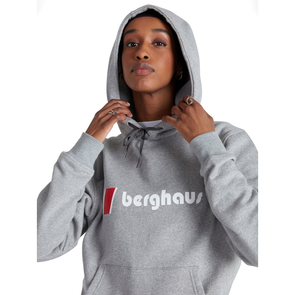Unisex Heritage Logo Hoody - Dark Grey