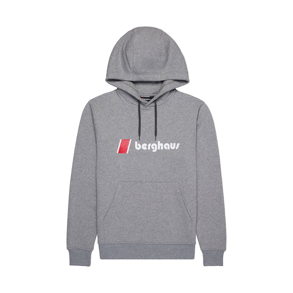 Unisex Heritage Logo Hoody - Dark Grey