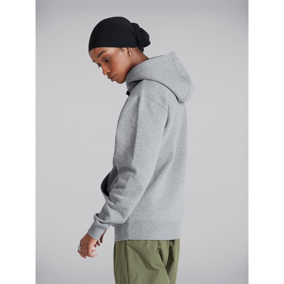 Unisex Heritage Logo Hoody - Dark Grey