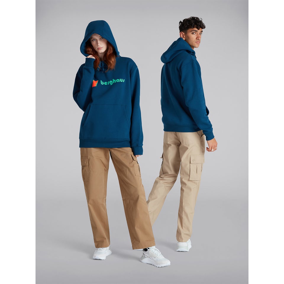 Unisex Heritage Logo Hoody - Gibraltar Sea